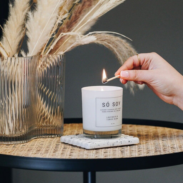 So Soy Lavender + Tonka Bean Candle Large