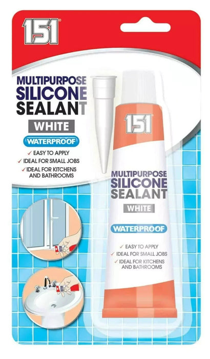 Multipurpose White Silicone Sealant Tube Waterproof