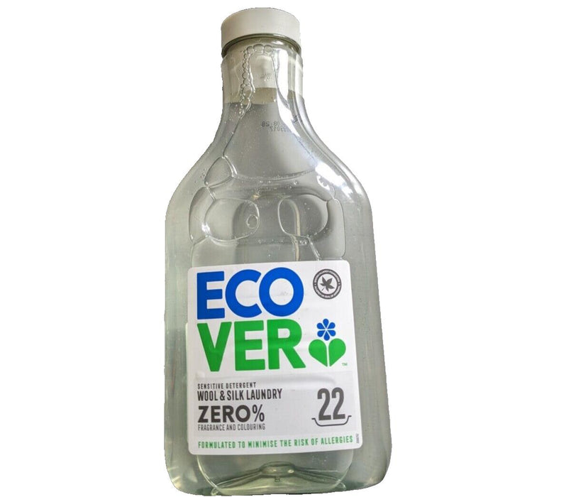 2x Ecover Wool & Silk Laundry Liquid 750ml