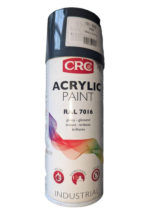 CRC 400ml RAL 7016 Grey Gloss Spray Paint