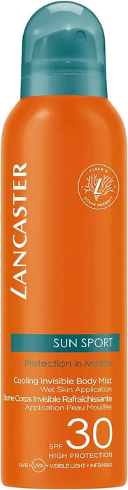 Lancaster Sun Beauty Sport Cooling Invisible Body Mist SPF 30 BRAND NEW FAST DES