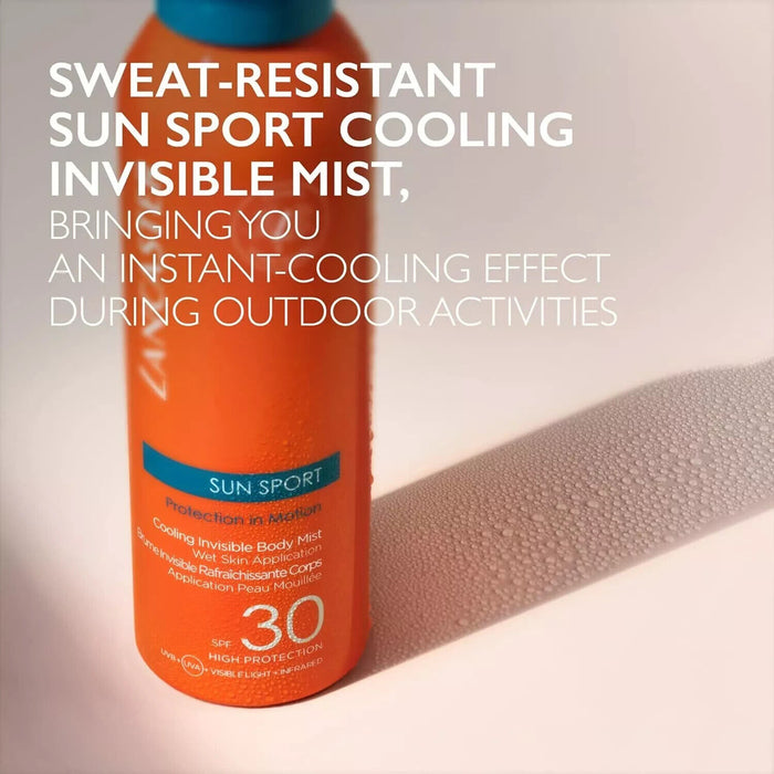 Lancaster Sun Beauty Sport Cooling Invisible Body Mist SPF 30 BRAND NEW FAST DES