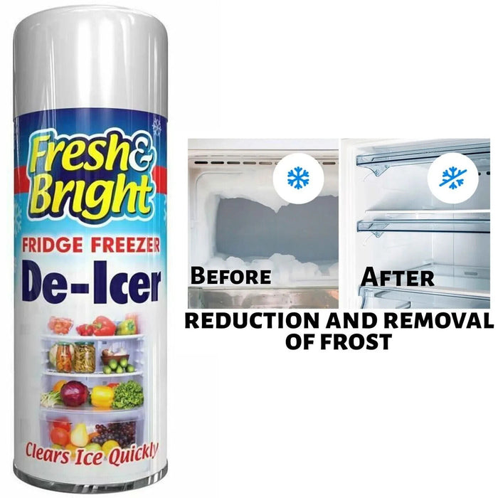 Fridge Freezer De Icer Spray Defrost Ice Quickly Anti Bacterial Deicer 200ml