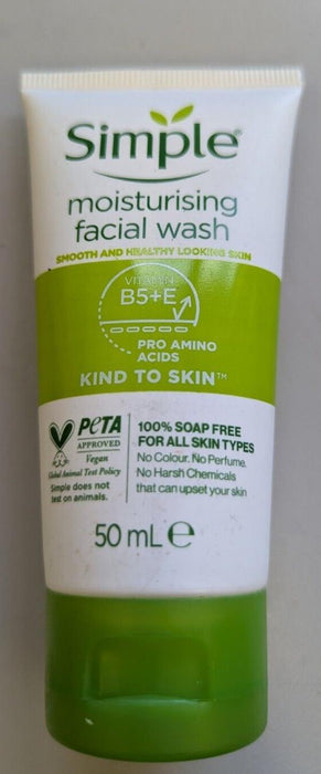 Simple Kind to Skin Moisturising Facial wash 50ml