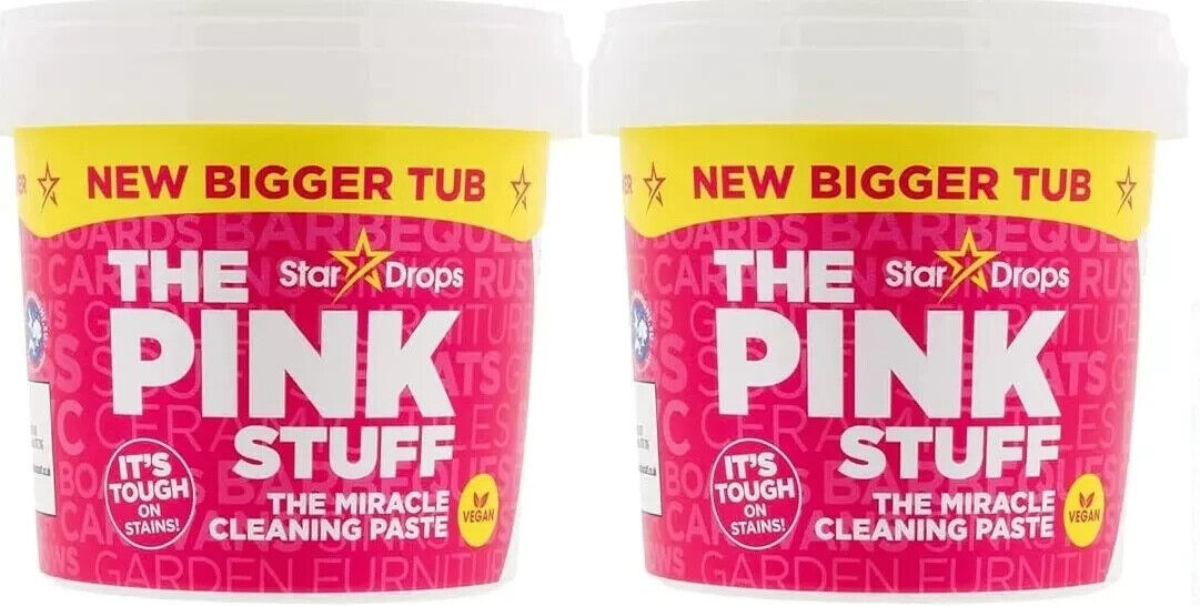 2 x The Pink Stuff Miracle Cleaning Paste 850g