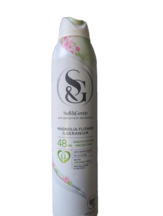 Soft & Gentle Magnolia Flower Geranium anti-perspriant 48hr 250ml