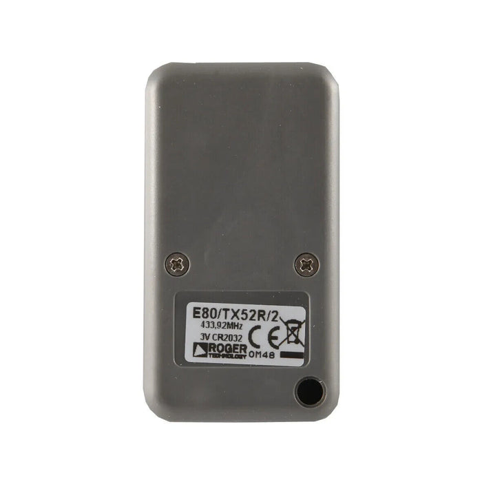 Roger E80-TX52R/2 Gate & Garage Remote Keyfob Transmitter