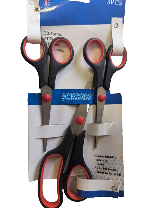 Huakai Scissors x3 Black/Red