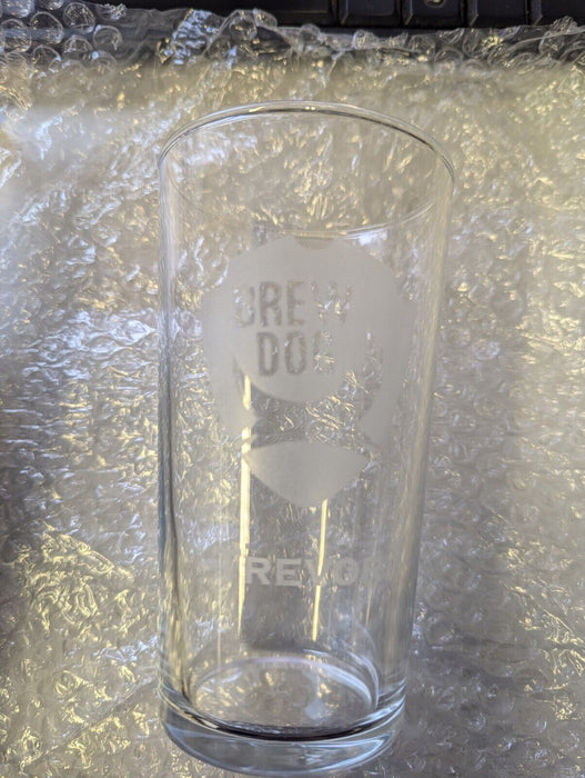 Brew Dog Pint Glass Custom Name Trevor