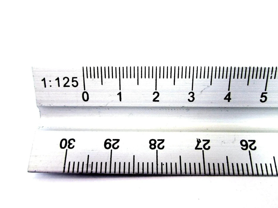 Aluminium Scale Ruler Triangular Engineer Architect Technical Drawing TZ MS150