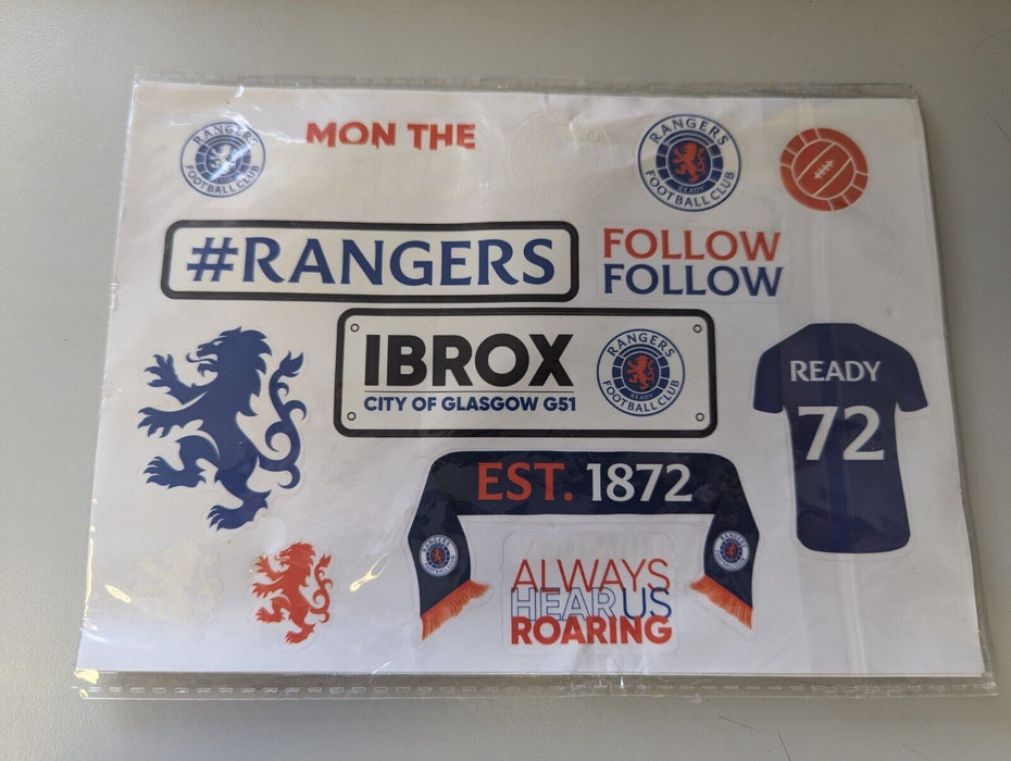 Rangers Stickers 2 Sides Same Stickers