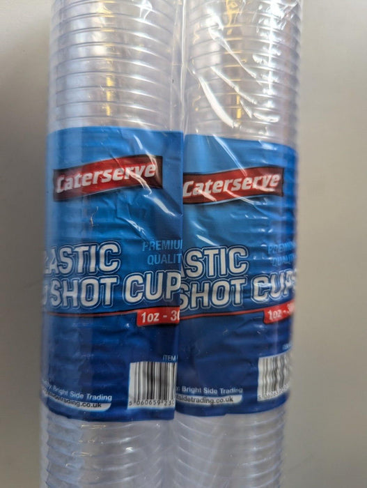 100 Plastic Shot Cups 30ml