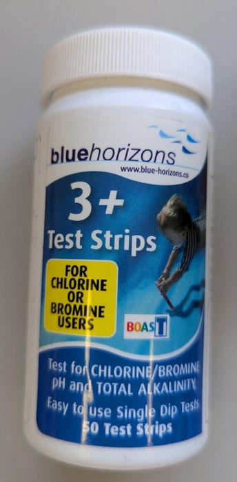 Blue Horizons 3-Way + Chlorine & Bromine Test Strips