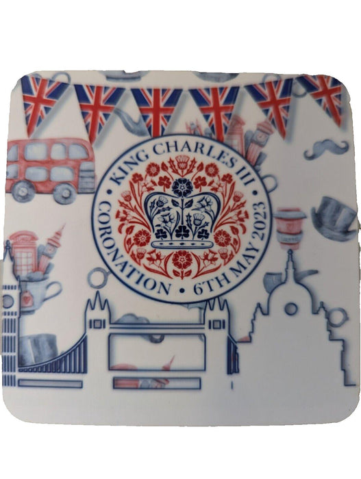 King Charles III Cornation Mug Coaster