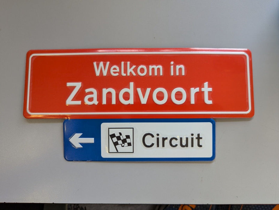 Circuit Signs - Welkom in Zandvoort - F1 Sign