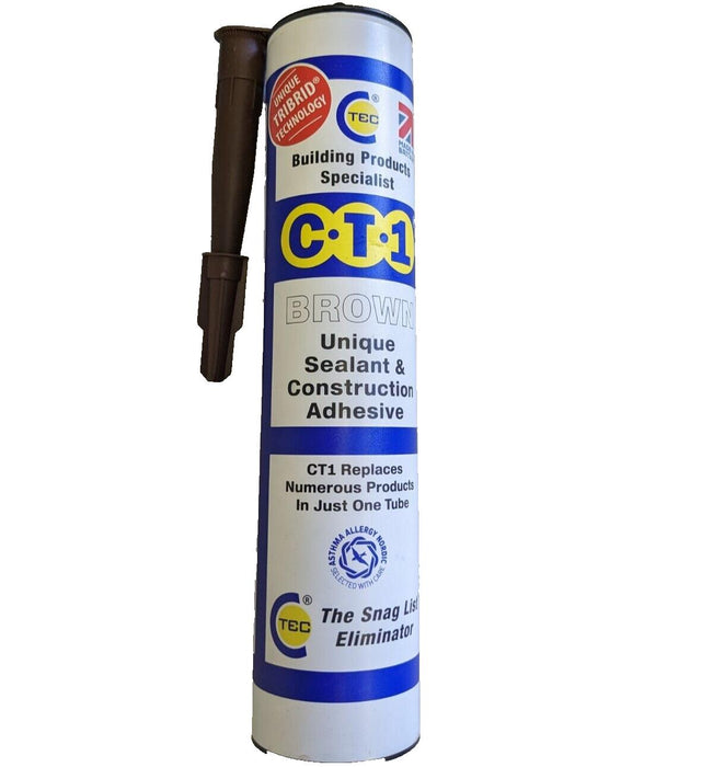 CT1 Sealant & Construction Adhesive, brown 290ml