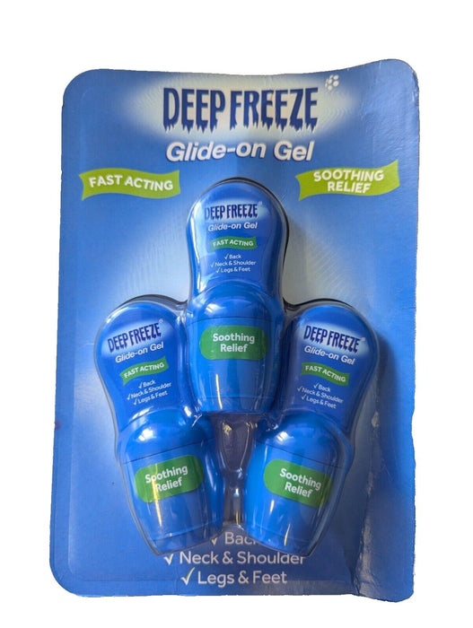 DeepFreeze Glide-On Gel, 3 × 50g