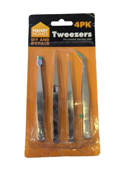 Handy Homes DIY & Repair Tweezers 4 Pack