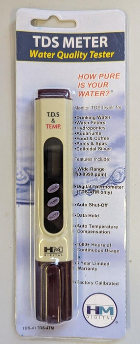 TDS Meter Water Quality - TDS-4