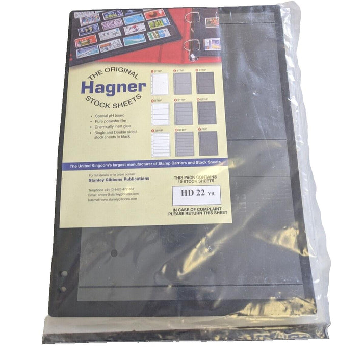 Hagner HD 22 yr Stock Sheets