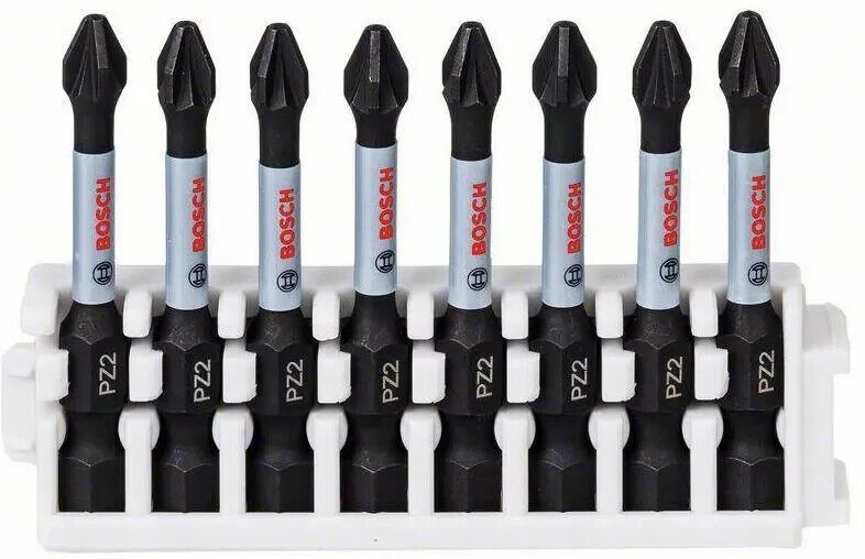 Bosch Professional PZ2 Impact Control Screwdriver Bit Pack 8PCE