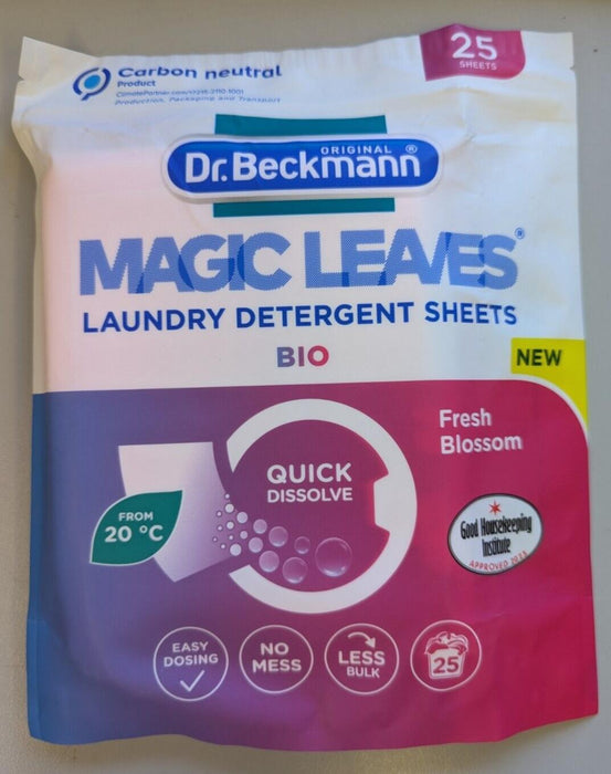 Dr.Beckman Magic Leaves Laundry Detergent Sheets - 25 Sheets