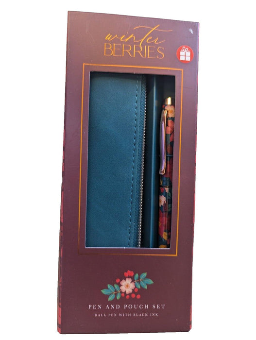 Winter Berries Pen & Pouch Set