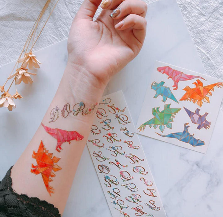 Paperself GEO DINO TEMPORARY TATTOO