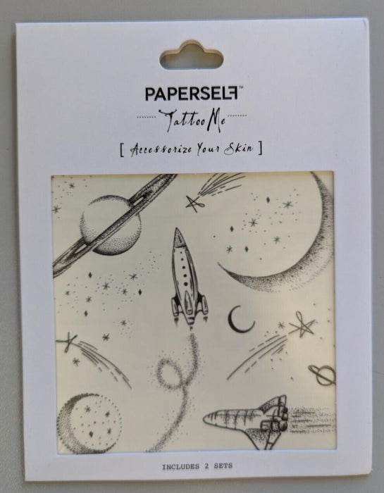 Paperself LITTLE GARDEN TEMPORARY TATTOO - Space