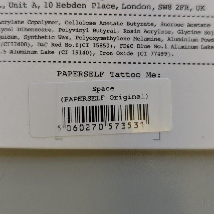 Paperself LITTLE GARDEN TEMPORARY TATTOO - Space