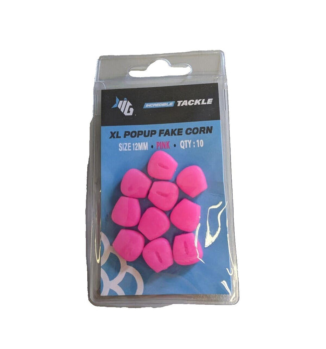 Incredible Tackle XL Popup Fake Corn Size 12mm 10Pcs