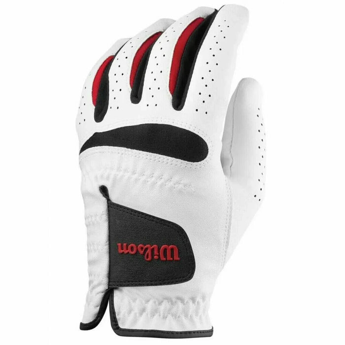 Wilson Feel Plus Golf Glove Mens Left-Hand Glove White - M/L