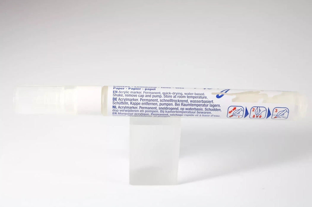 Edding Permament Acrylic Traffic White Marker