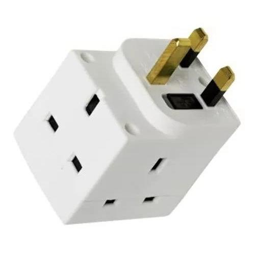 3 Way Pin Adaptor Socket