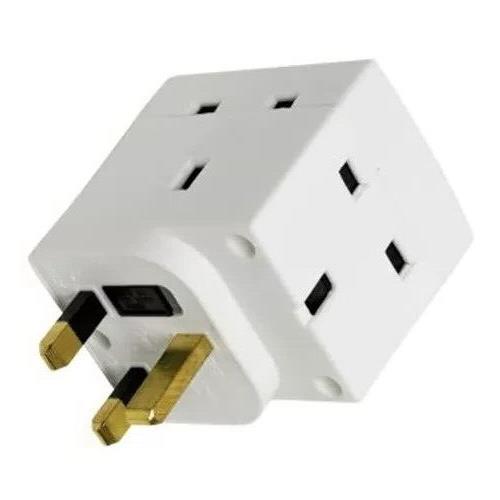 3 Way Pin Adaptor Socket