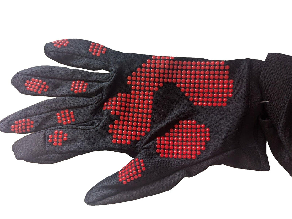 Arsenal Black Red Gripped Gloves