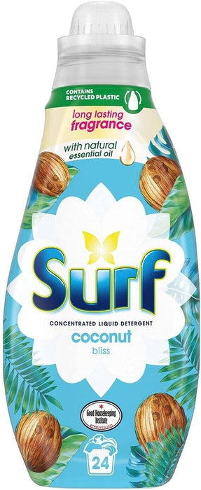 Surf Coconut Bliss Concentrated Liquid Laundry Detergent 24 Washes 648ml