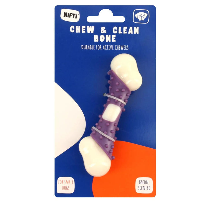 Dog Chew & Clean Bone Bacon Scented NIFTi (Large Dogs)