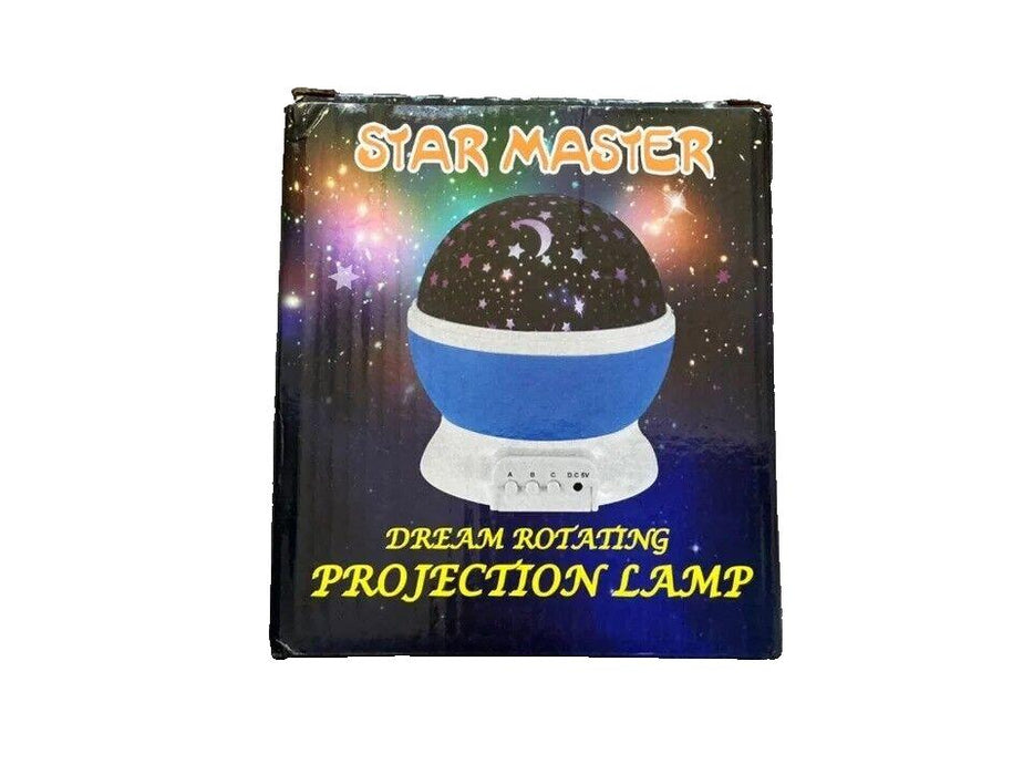 Star Master Dream Rotating Projection Lamp Blue