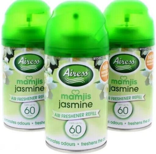 Airess jasmine 250ml air freshener refill x3