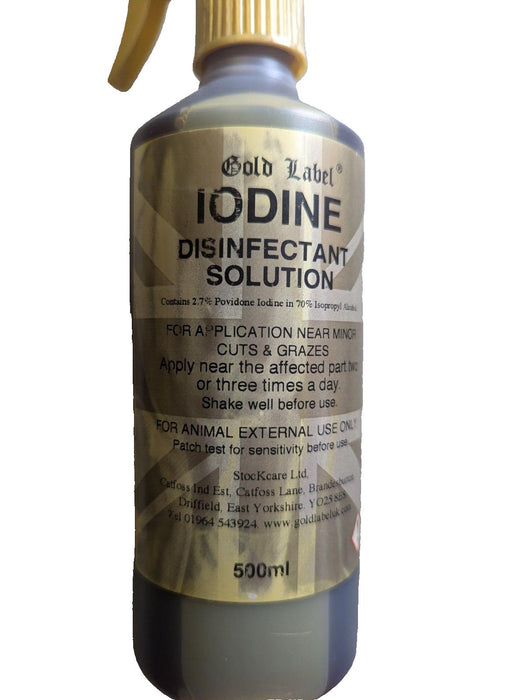 Gold Label Iodine Disinfectant Solution