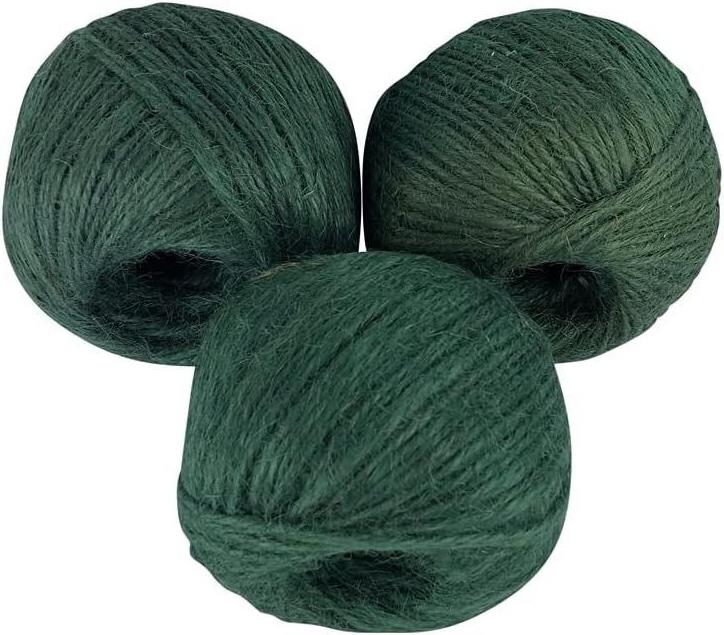 Green Jute Garden Twine  Triple Pack  3 x 125m