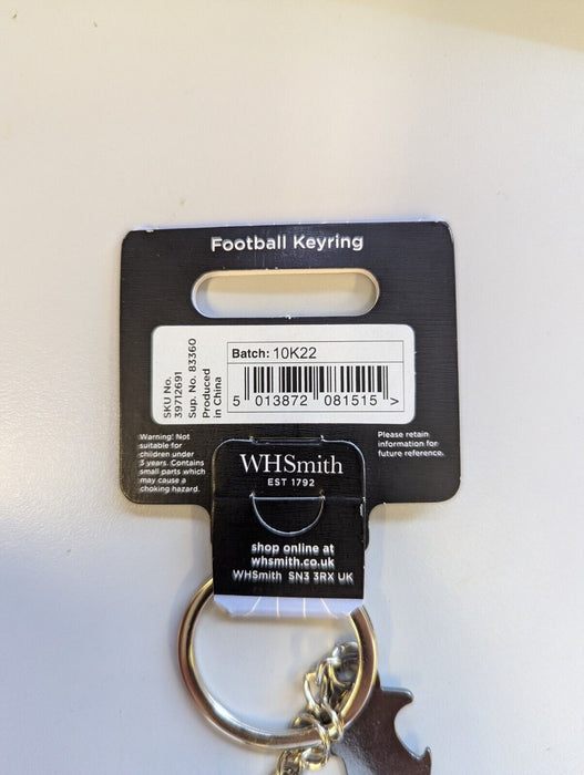 WHSmith Football Keyring