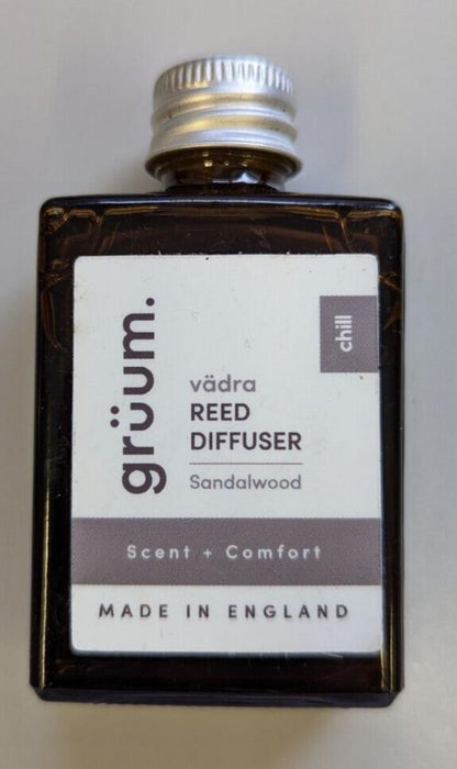 Gruum Reed Diffuser Sandalwood Scent 30ml NEW