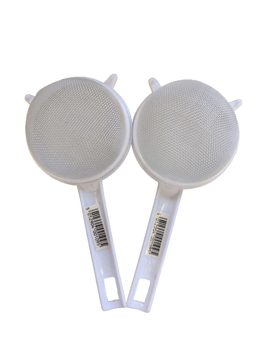 2 Pack 2.5" Sieve White