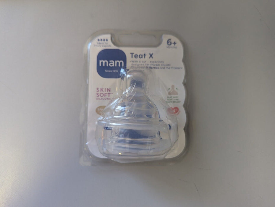 MAM SkinSoft Silicone Teat X Cut 6+ Months