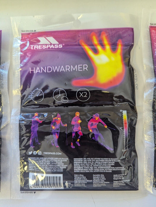 Trespass HAND WARMER  2 Packs (4 Pairs)