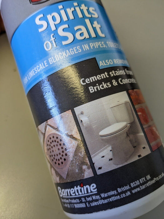 Spirits of Salt Pipe Toilet Drain Unblocker 500ml