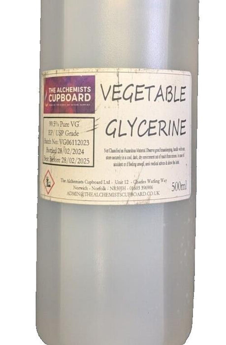 The Alchemists Cupboard Vegetable Glycerine 500ml