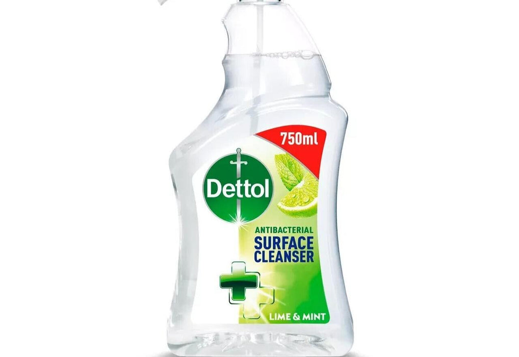 Dettol Surface Cleanser Anti-Bacterial Spray Lime and Mint 750ml